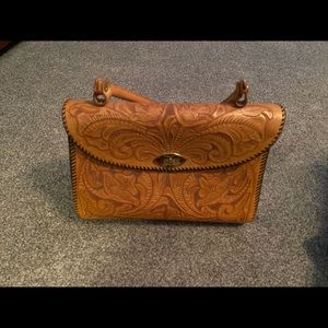 Leather handbag